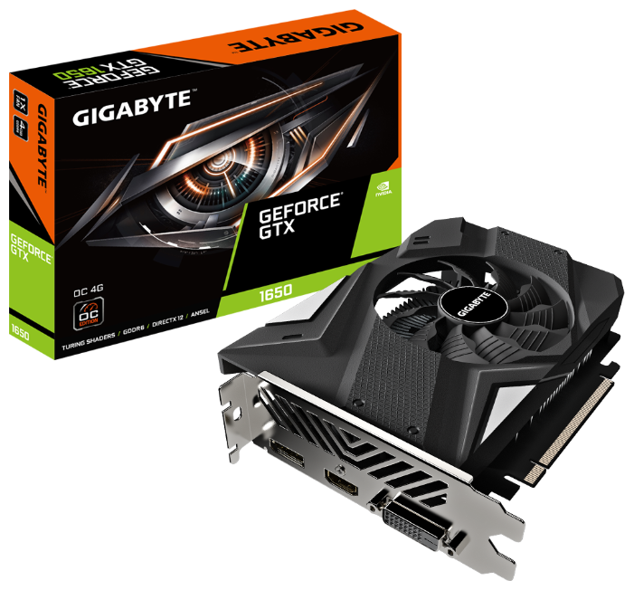 Видеокарта GIGABYTE GTX1650 OC D6 4G (GV-N1656OC-4GD) заказать