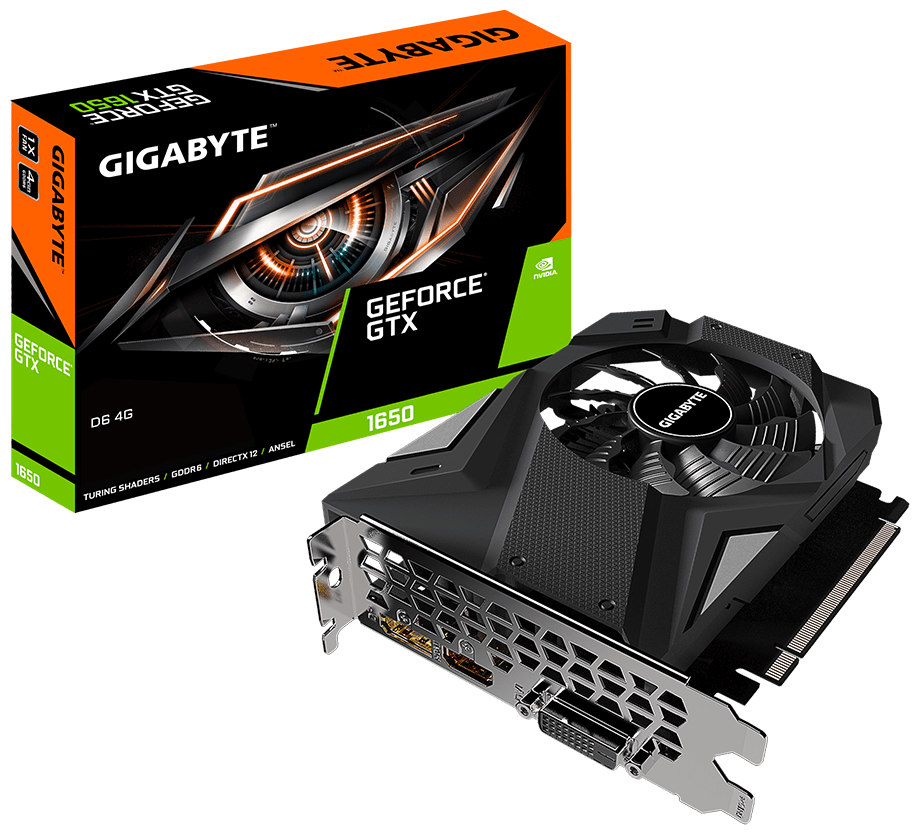 Видеокарта GIGABYTE GTX1650 D6 4G (GV-N1656D6-4GD) Казахстан