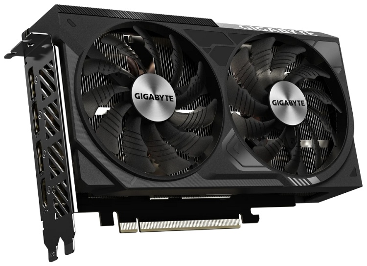 Картинка Видеокарта GIGABYTE GeForce RTX4060Ti GDDR6X (GV-N406TWF2OCV2-8GD)