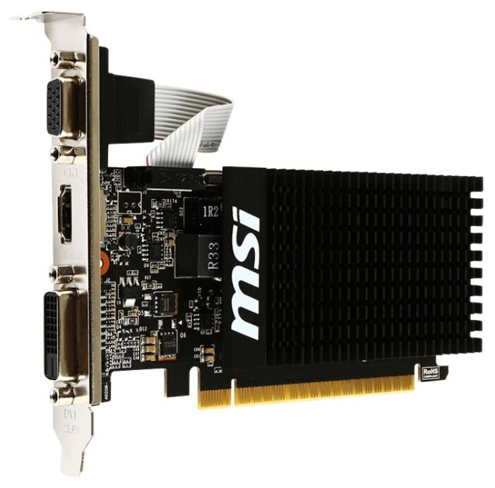 Фото Видеокарта MSI GeForce (GT 710 1GD3H LP)