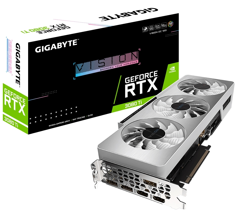 Видеокарта GIGABYTE RTX3080Ti VISION OC 12G (GV-N308TVISION OC-12GD) Казахстан