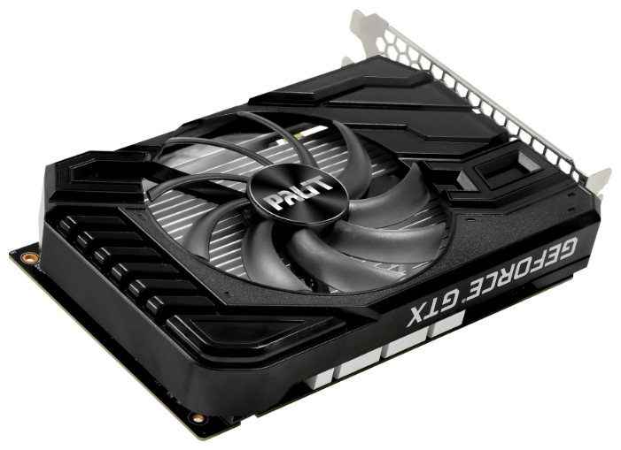 Картинка Видеокарта PALIT GTX1650 STORMX OC DDR6 4G (NE61650U18G1-166F)