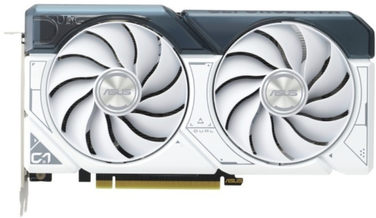 Видеокарта ASUS GeForce RTX4060 OC GDDR6 8Gb (DUAL-RTX4060-O8G-WHITE)