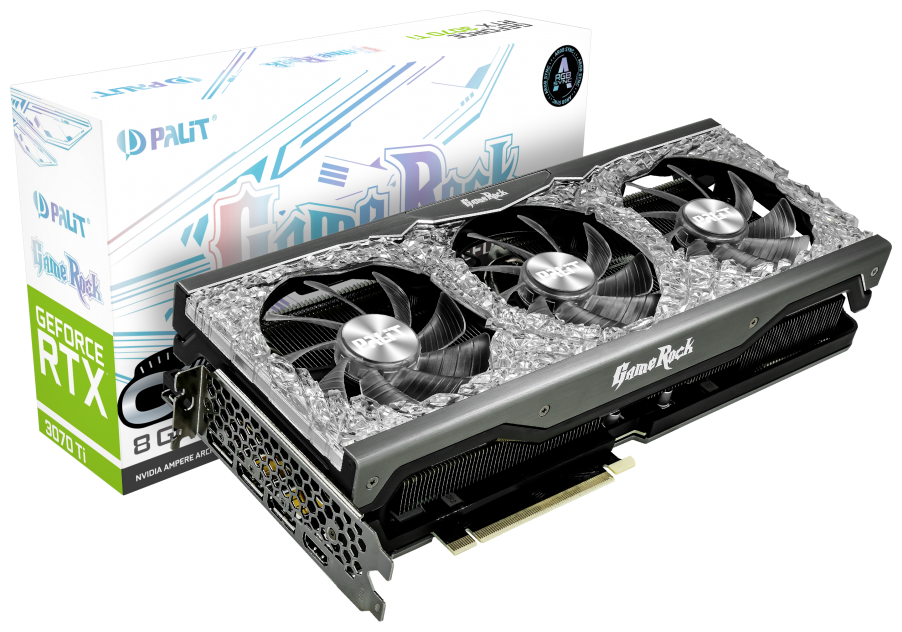 Видеокарта PALIT RTX3070Ti GAMEROCK OC 8G (NED307TT19P2-1047G) Казахстан