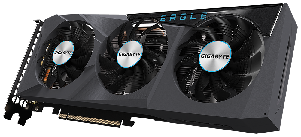 Купить Видеокарта GIGABYTE RX 6600 EAGLE 8GD (GV-R66EAGLE-8GD)