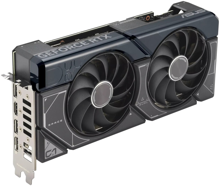 Фото Видеокарта ASUS Dual GeForce RTX4070Ti SUPER OC Edition 16GB GDDR6X (90YV0KF3-M0NA00)