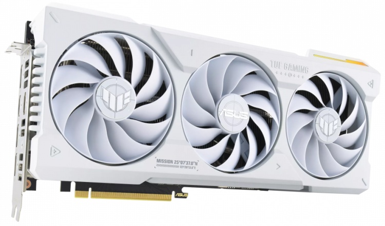 Видеокарта ASUS GeForce RTX4070Ti SUPER OC GDDR6X 16GB (TUF-RTX4070TIS-O16G-WHITE-GAMING)