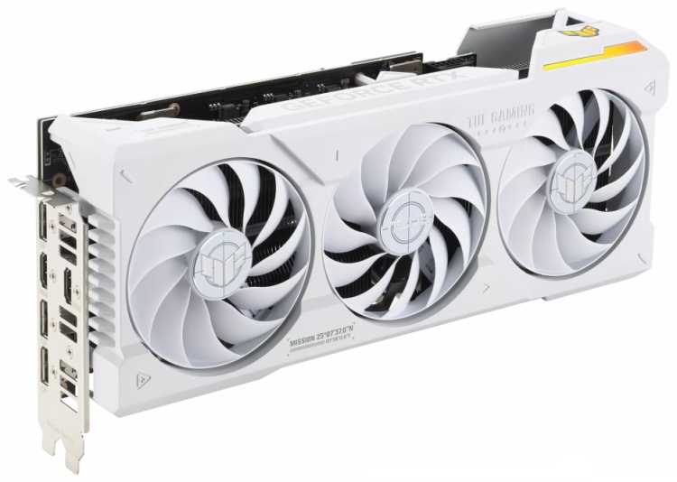 Фотография Видеокарта ASUS GeForce RTX4070Ti SUPER OC GDDR6X 16GB (TUF-RTX4070TIS-O16G-WHITE-GAMING)