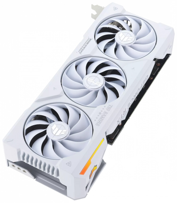 Картинка Видеокарта ASUS GeForce RTX4070Ti SUPER OC GDDR6X 16GB (TUF-RTX4070TIS-O16G-WHITE-GAMING)