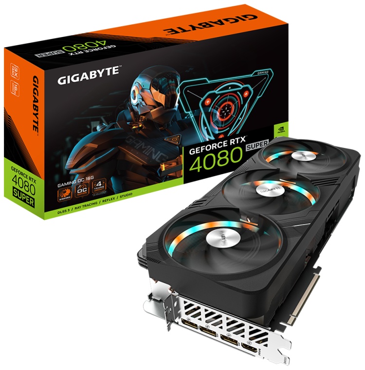 Купить Видеокарта GIGABYTE GV-N408S GAMING OC-16GD GDDR6X BOX