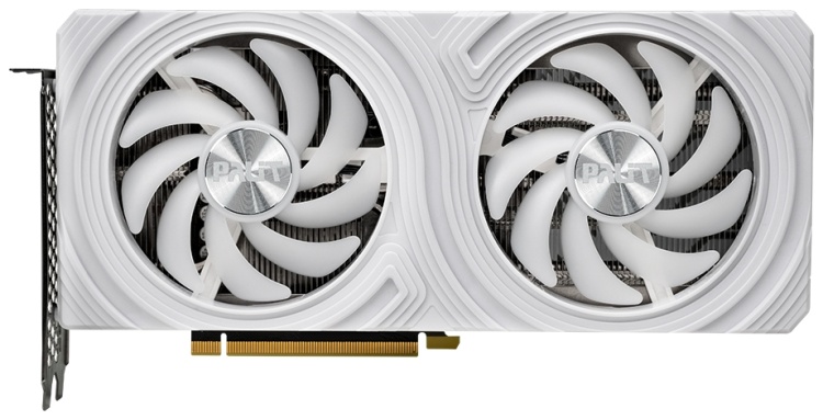 Фото Видеокарта PALIT RTX4060Ti WHITE 8G (NE6406T019P1-1048L)