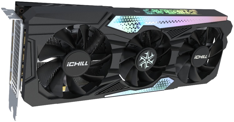 Фото Видеокарта INNO3D GeForce RTX4060 Ti 8GB ICHILL X3 OC WHITE (C406T3-08D6X-17113389)