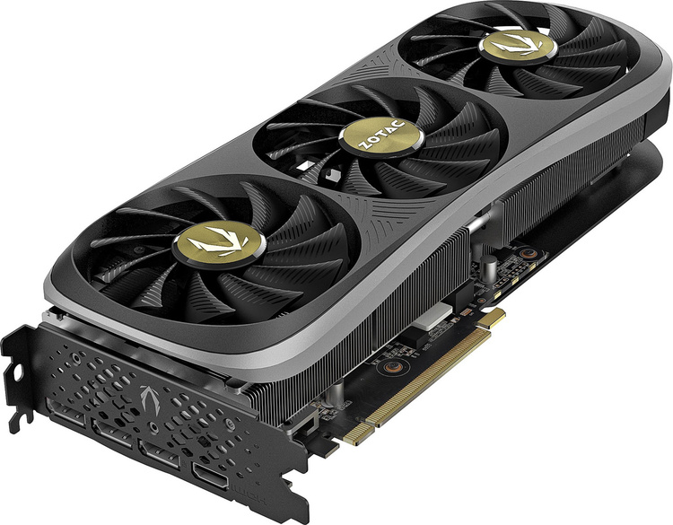 Видеокарта 12 GB ZOTAC GAMING RTX 4070Ti Trinity OC [ZT-D40710J-10P] 3DP/HDMI GDDR6X/192bit