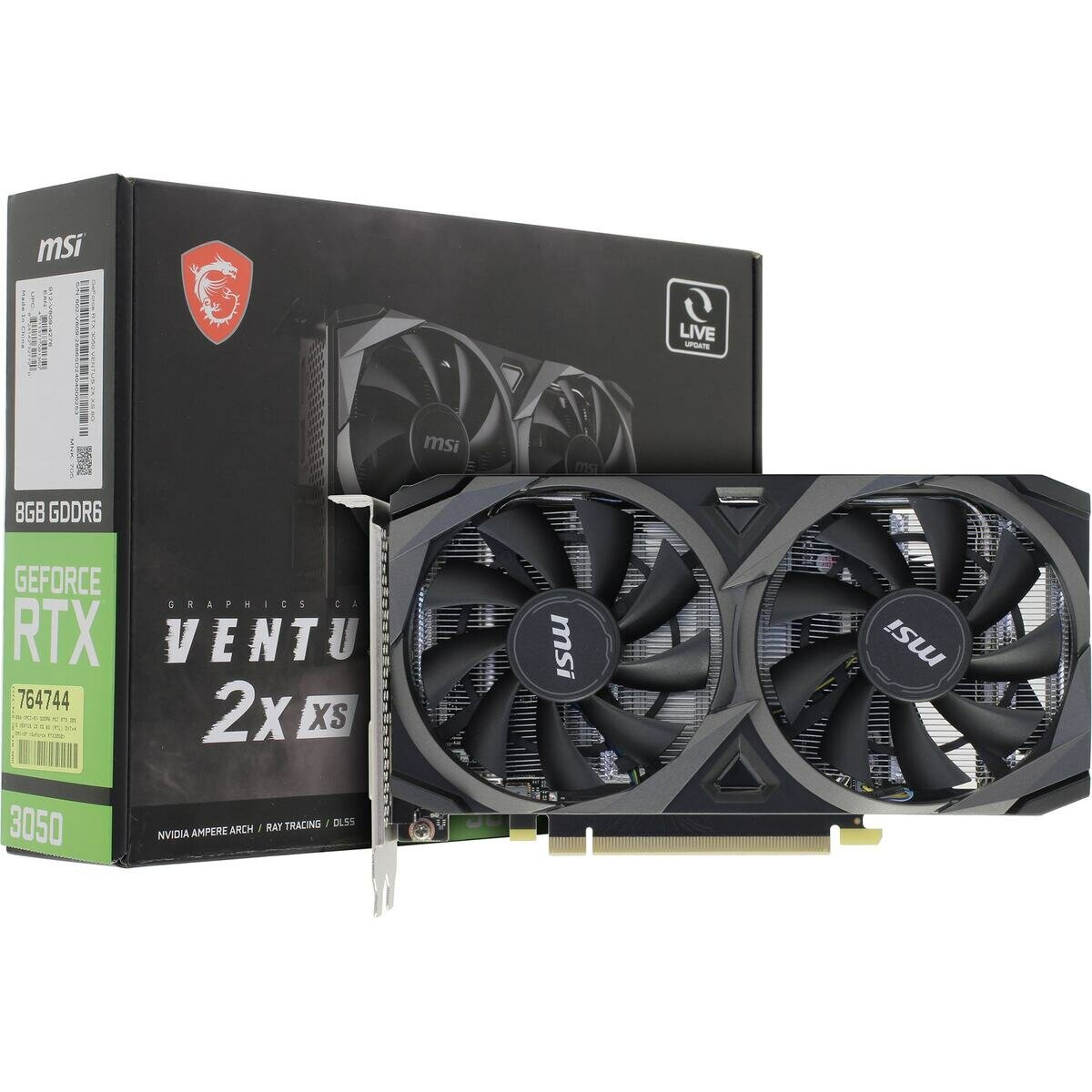 Цена Видеокарта MSI GeForce RTX3050 VENTUS 2X 8G OC GDDR6