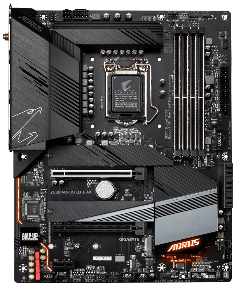 Материнская плата GIGABYTE AORUS ELITE AX Z590