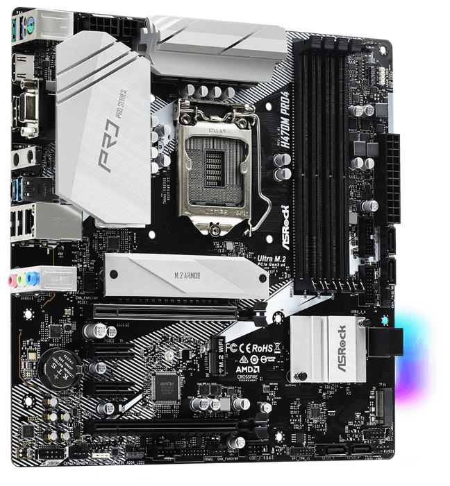 Фотография Материнская плата ASRock H470M PRO4