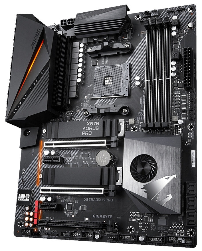 Фотография Материнская плата GIGABYTE X570 AORUS PRO