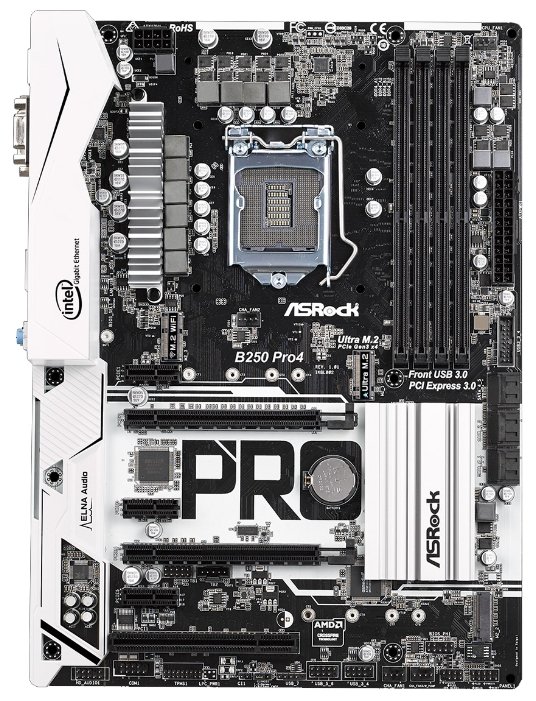 Материнская плата ASRock B250 PRO4