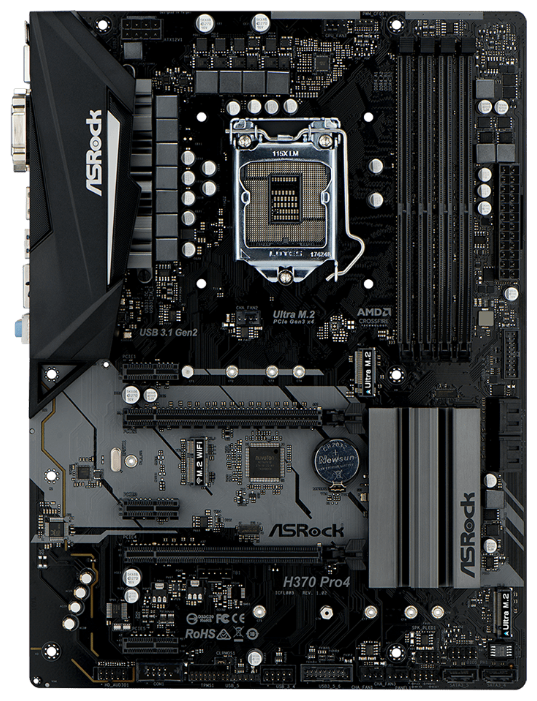 Материнская плата ASRock H370 PRO4