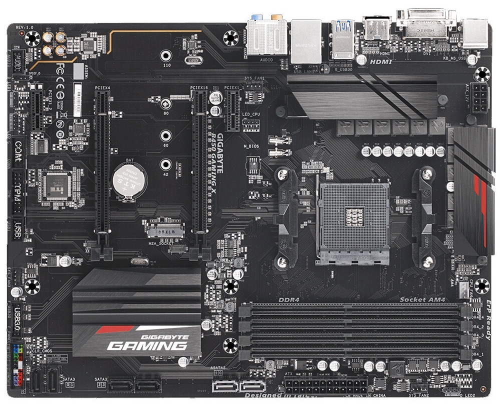 Материнская плата GIGABYTE B450 GAMING X
