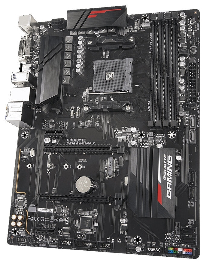Фотография Материнская плата GIGABYTE B450 GAMING X