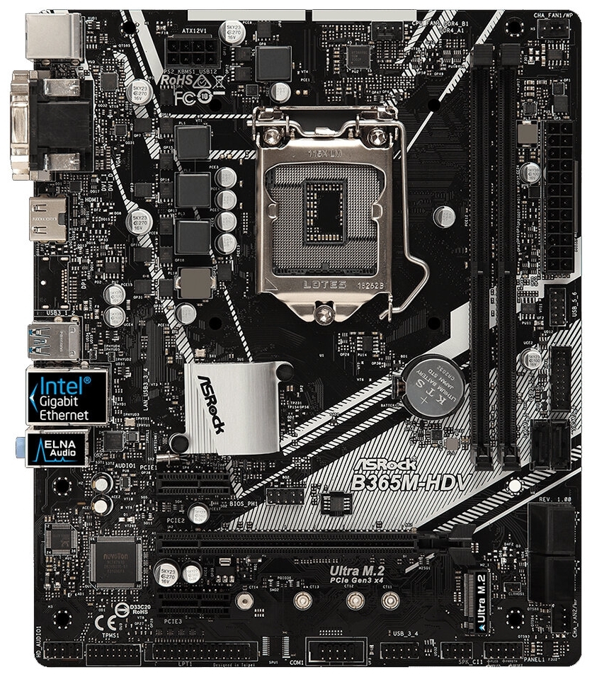 Материнская плата ASRock B365M-HDV