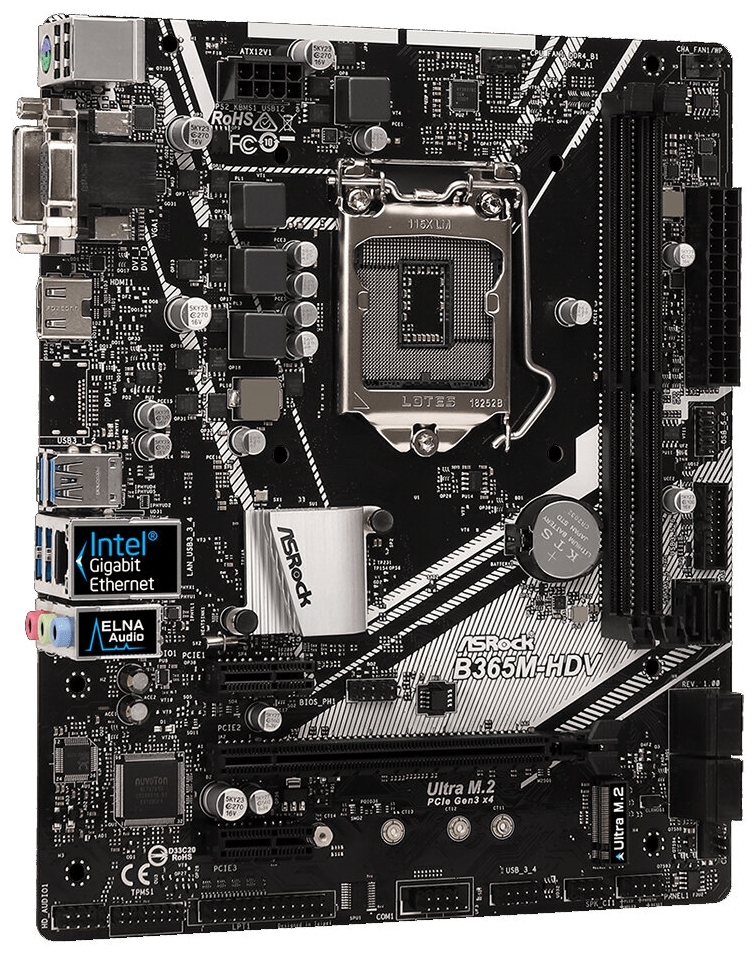 Фотография Материнская плата ASRock B365M-HDV
