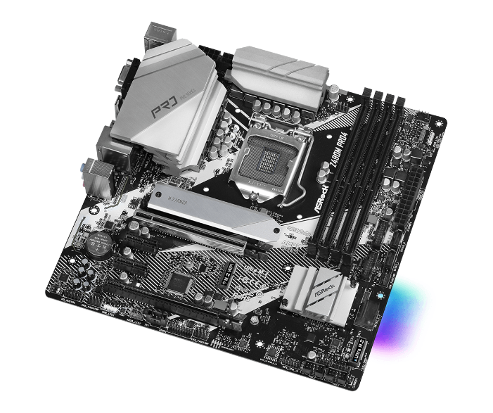 Фото Материнская плата ASRock Z490M PRO4 (4710483930713)