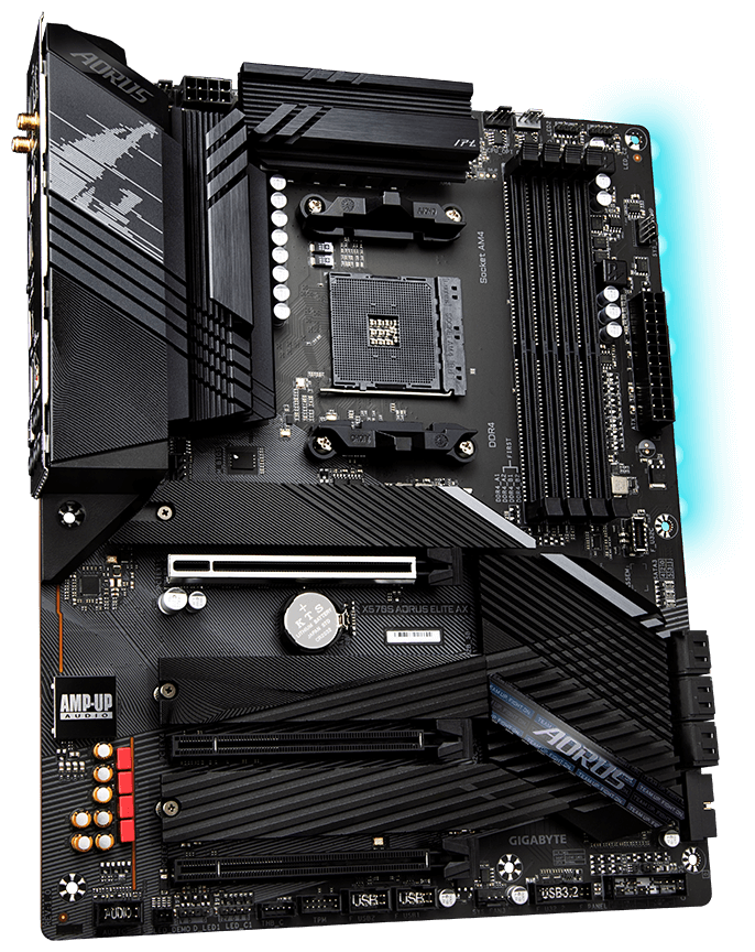 Материнская плата GIGABYTE X570S AORUS ELITE AX