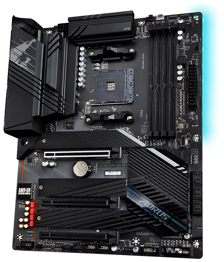 Фото Материнская плата GIGABYTE X570S AORUS ELITE AX