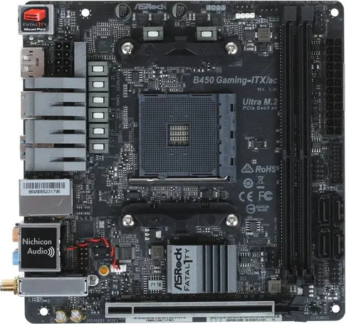 Материнская плата ASRock B450 GAMING-ITX/AC