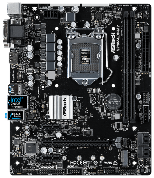 Материнская плата ASRock H310M-HDV/M.2