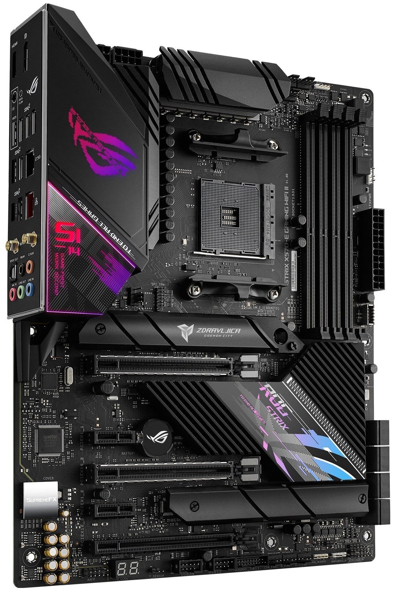 Фото Материнская плата ASUS ROG STRIX X570-E GAMING WI-FI II