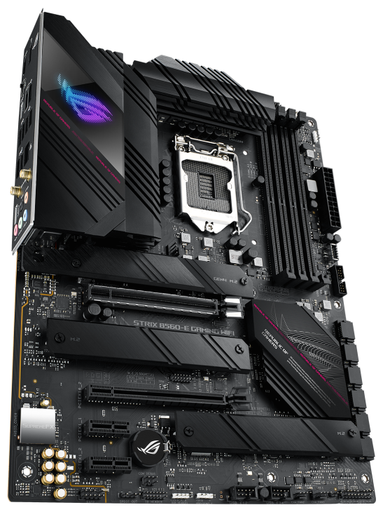 Фотография Материнская плата ASUS ROG STRIX B560-E GAMING WIFI 4DDR4 2PCIx16