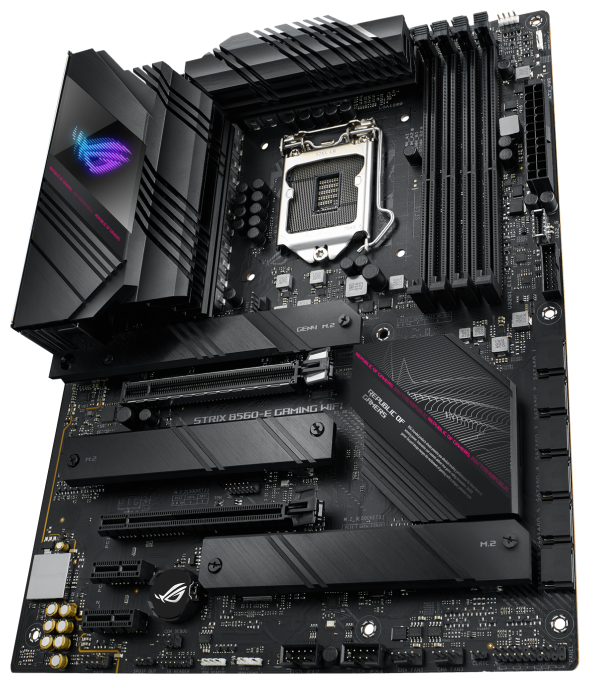 Картинка Материнская плата ASUS ROG STRIX B560-E GAMING WIFI 4DDR4 2PCIx16