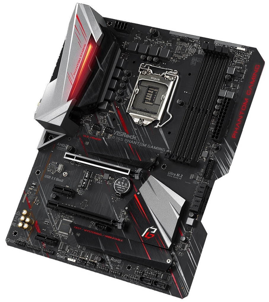 Фото Материнская плата ASRock B365 PHANTOM GAMING 4 (4717677338034)