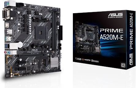 Фото Материнская плата ASUS PRIME А520М-Е 2xDDR4