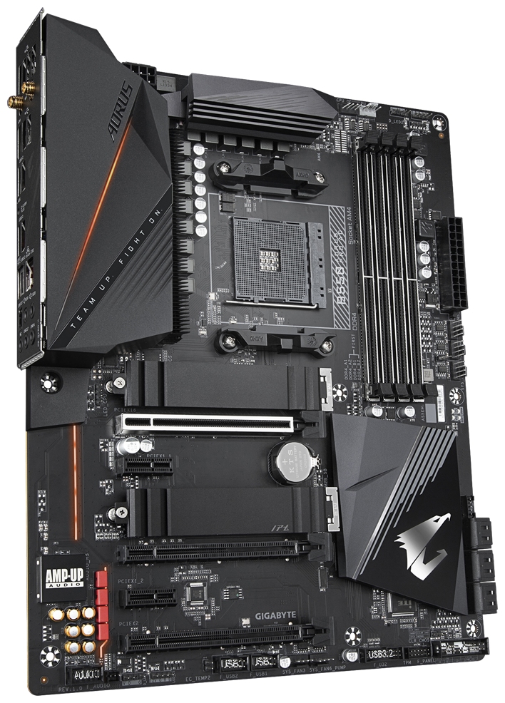 Фото Материнская плата GIGABYTE B550 AORUS PRO AC (9MB55APRW-00-10)