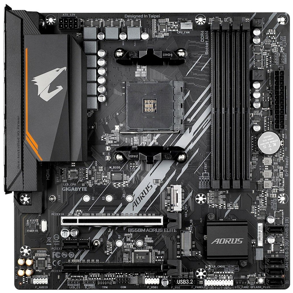 Материнская плата GIGABYTE B550M AORUS ELITE