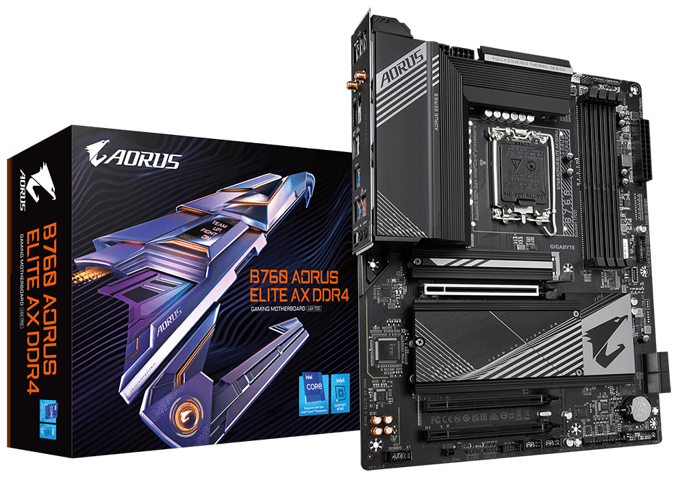 Купить Материнская плата GIGABYTE B760 A ELITE AX DDR4