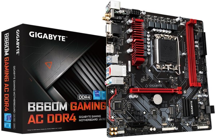 Фотография Материнская плата GIGABYTE B660M GAMING AC DDR4