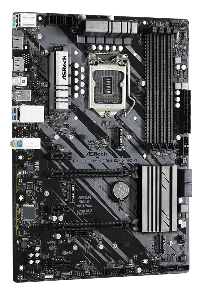 Фотография Материнская плата ASRock H470 PHANTOM GAMING 4