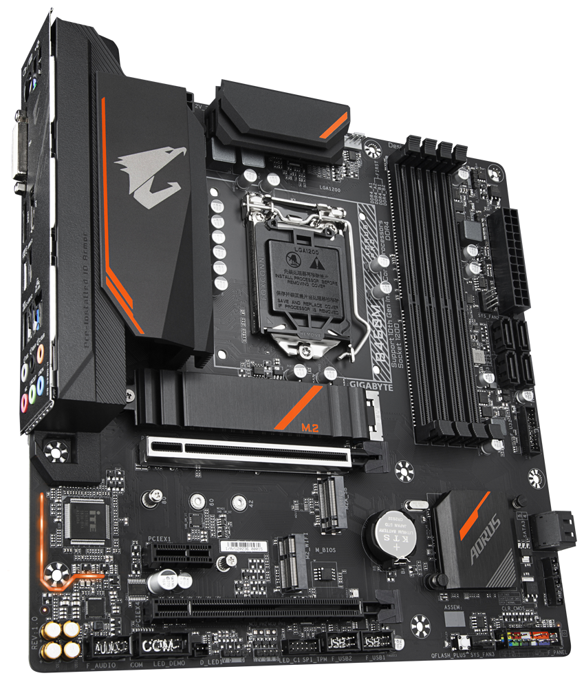 Фотография Материнская плата GIGABYTE B460M AORUS PRO