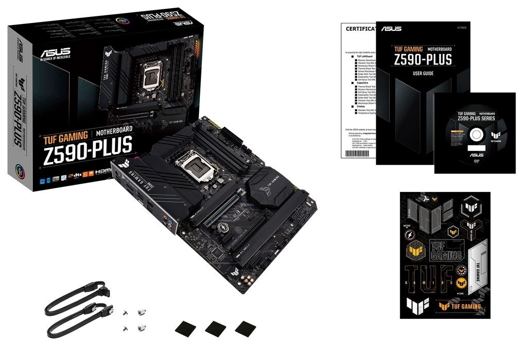 Цена Материнская плата ASUS TUF GAMING Z590-PLUS 4DDR4 2PCIx16 2PCIx1