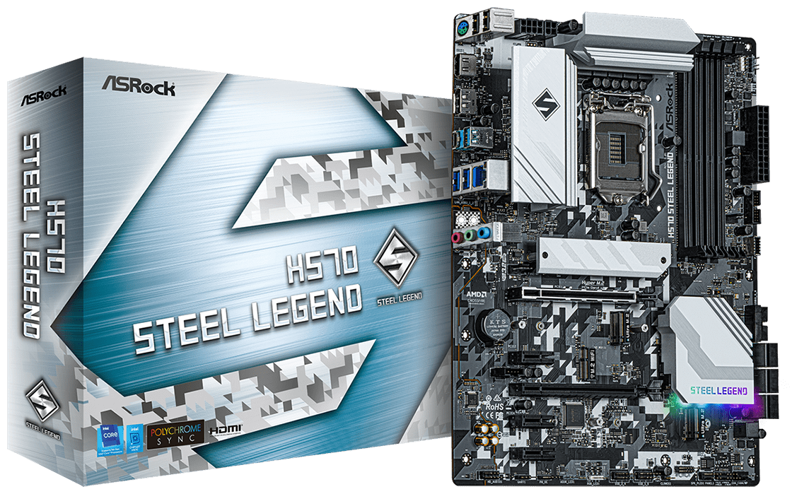 Цена Материнская плата ASRock H570 STEEL LEGEND