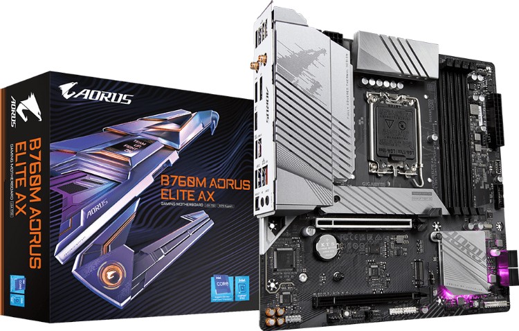 Купить Материнская плата GIGABYTE B760M AORUS ELITE AX