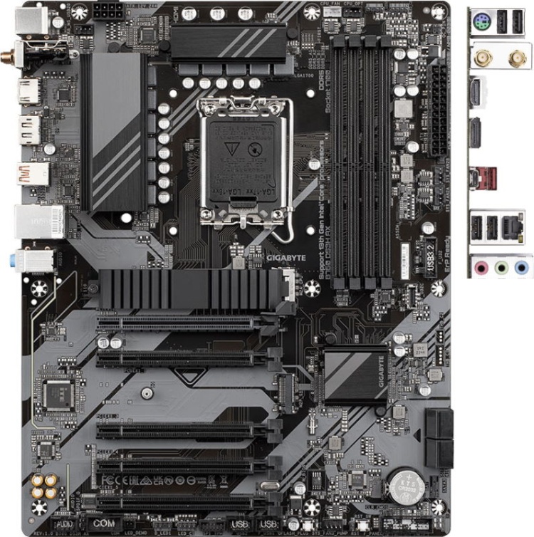 Фото Материнская плата GIGABYTE B760 DS3H AX 4DDR5