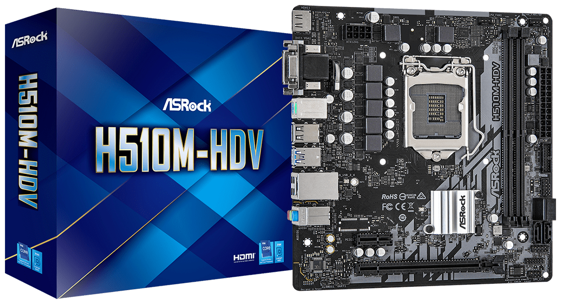 Цена Материнская плата ASRock H510M-HDV