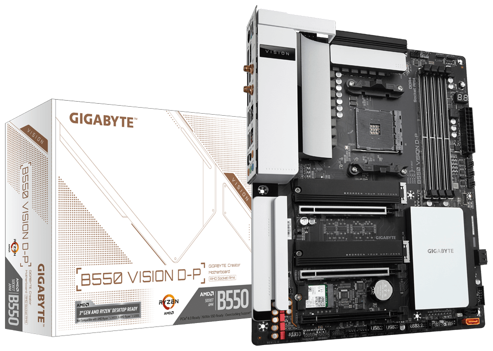 Цена Материнская плата GIGABYTE B550 VISION D-P