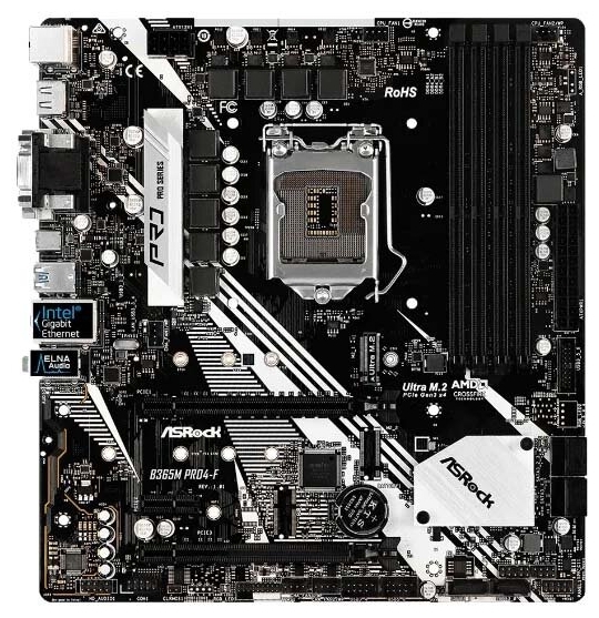 Материнская плата ASRock B365M PRO4-F (4717677339079)